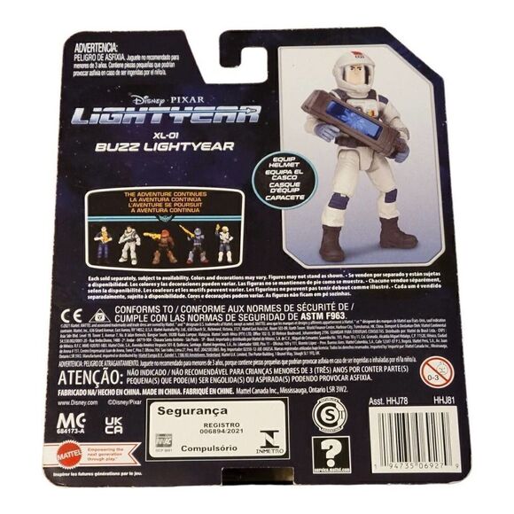 Disney Pixar Lightyear XL-01 Buzz Lightyear 5" Action Figure Toy Story Space - Picture 2 of 2